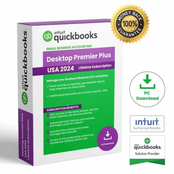 QuickBooks Desktop Premier 2024 3 Usuarios | Versión EE. UU.