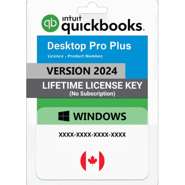 QuickBooks Desktop Pro Plus 2024 | Versión Canadá